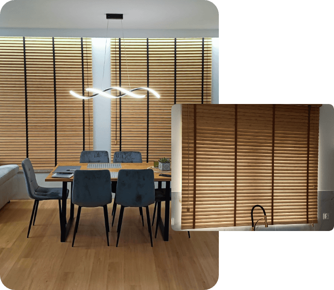 Żaluzje Drewniane na Wymiar